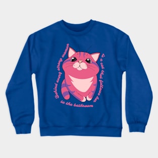 Curious Cat Crewneck Sweatshirt